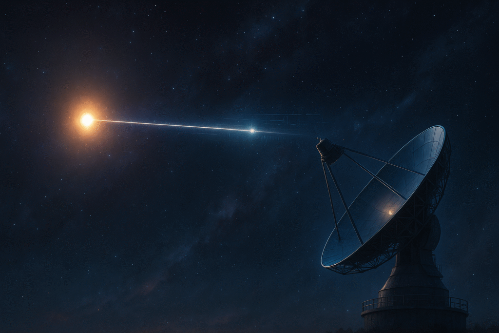 Strange Laser-Like Pulses from a Sun-Like Star: A New Optical SETI Discovery